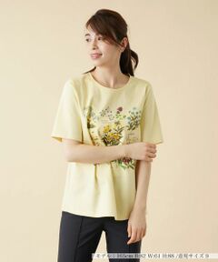 フラワープリントＴシャツ