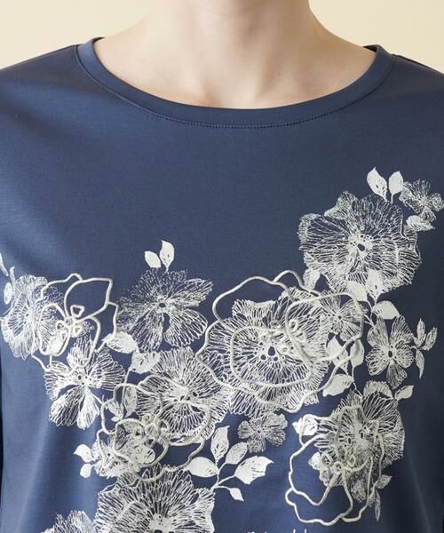 Leilian / レリアン カットソー | 刺繍プリントTシャツ | 詳細11