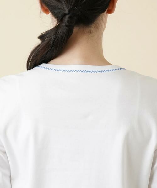 Leilian / レリアン カットソー | モチーフ刺繍半袖Tシャツ | 詳細8