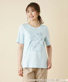 フラワーボックスプリントTシャツ