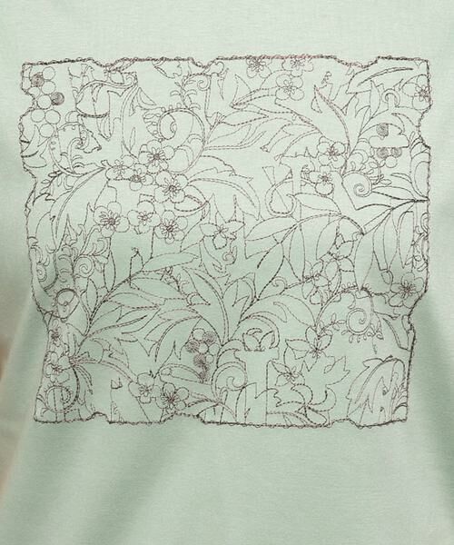 Leilian / レリアン カットソー | 刺繍Tシャツ | 詳細4