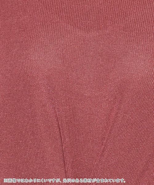 Leilian / レリアン ニット・セーター | ラメVネックセーター | 詳細5