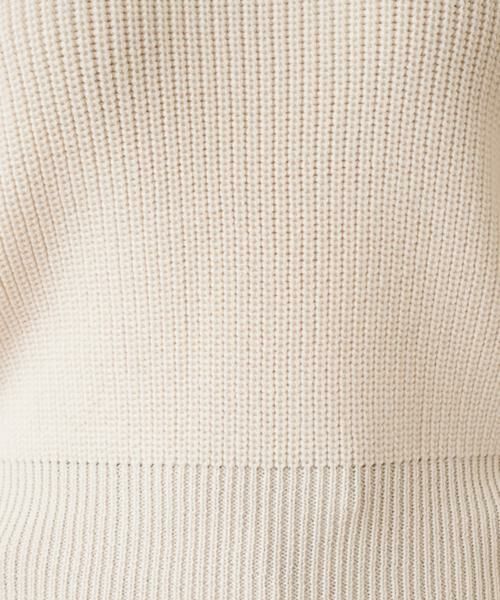 Leilian / レリアン ニット・セーター | フラワー刺繍Vネックニット | 詳細11