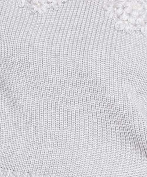 Leilian / レリアン ニット・セーター | フラワー刺繍Vネックニット | 詳細18