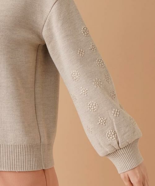 Leilian / レリアン ニット・セーター | 袖刺繍ハイネックニット | 詳細18