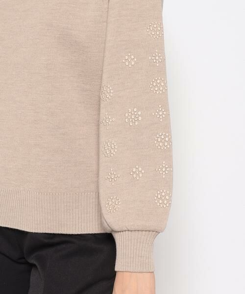 Leilian / レリアン ニット・セーター | 袖刺繍ハイネックニット | 詳細4