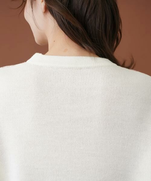 Leilian / レリアン ニット・セーター | フロント柄編みセーター | 詳細13