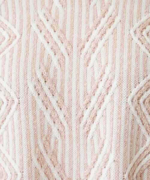 Leilian / レリアン ニット・セーター | フロント柄編みセーター | 詳細16