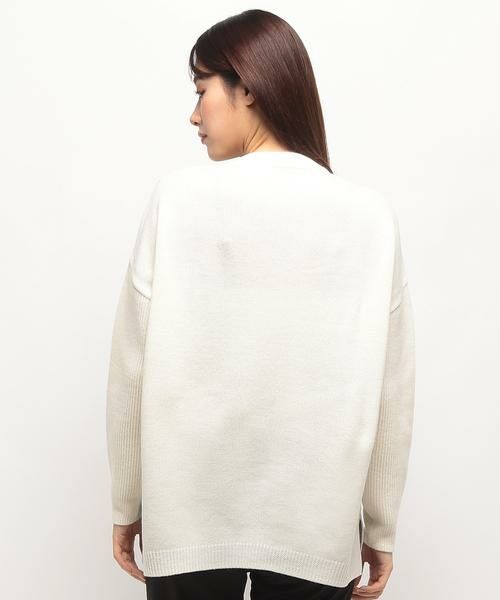 Leilian / レリアン ニット・セーター | フロント柄編みセーター | 詳細2
