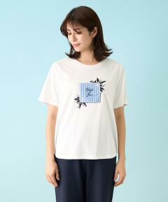 洗えるパッチワークＴシャツ