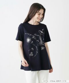 刺繍半袖Tシャツ