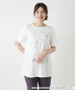 刺繍半袖Tシャツ