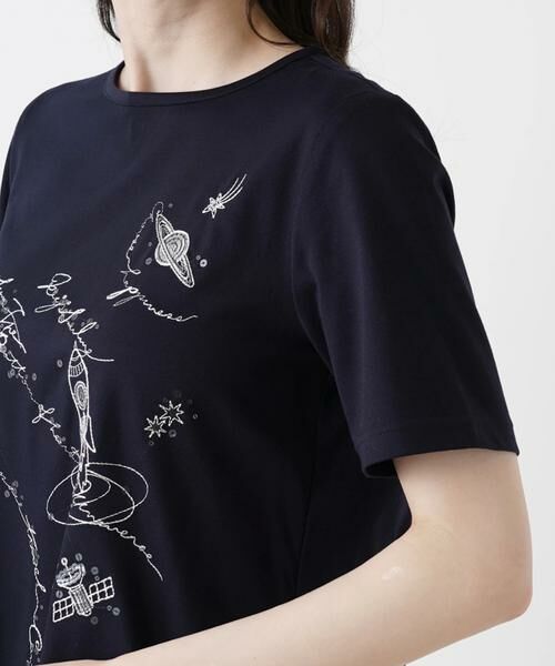 Leilian / レリアン カットソー | 刺繍半袖Tシャツ | 詳細9