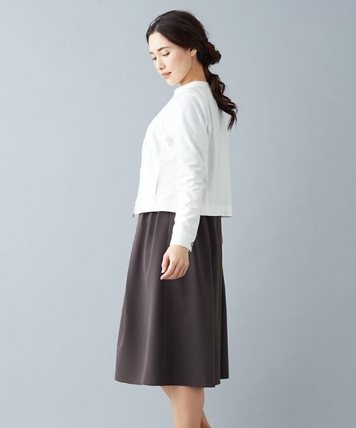 Leilian / レリアン テーラードジャケット | ノーカラーライトジャケット | 詳細2