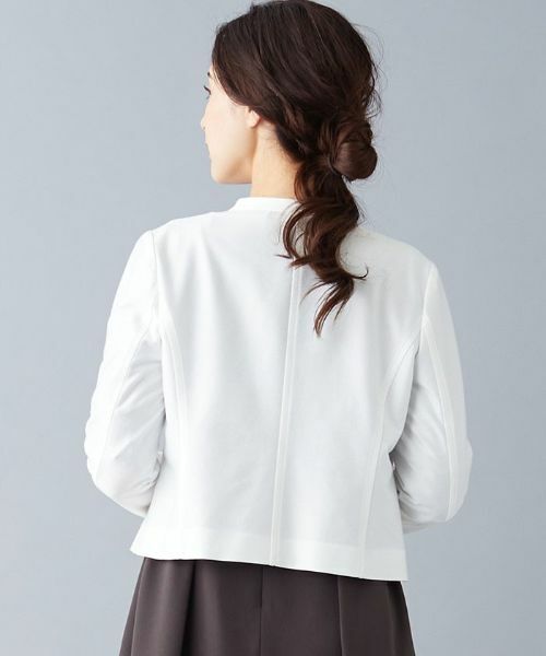 Leilian / レリアン テーラードジャケット | ノーカラーライトジャケット | 詳細3