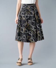 Leilian / レリアン ミニ・ひざ丈スカート | ミディ丈スカート【エリコ・ナカムラ】