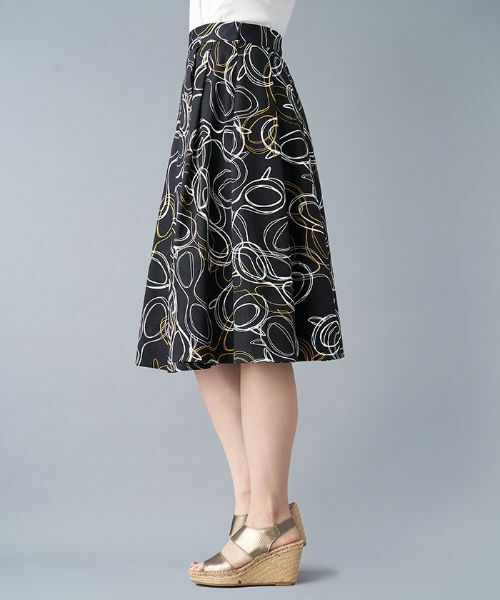 Leilian / レリアン ミニ・ひざ丈スカート | ミディ丈スカート【エリコ・ナカムラ】 | 詳細2