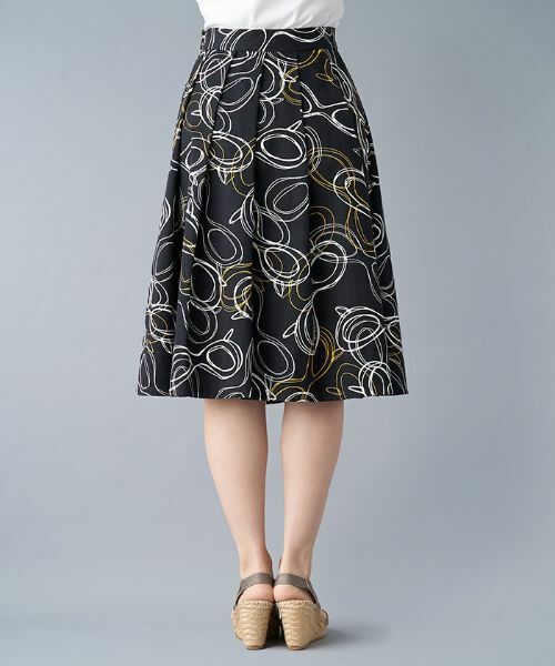 Leilian / レリアン ミニ・ひざ丈スカート | ミディ丈スカート【エリコ・ナカムラ】 | 詳細3