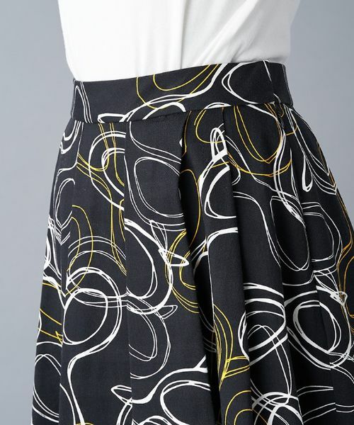 Leilian / レリアン ミニ・ひざ丈スカート | ミディ丈スカート【エリコ・ナカムラ】 | 詳細4