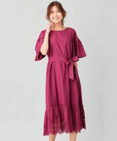 Leilian / レリアン ドレス | カットワークワンピース