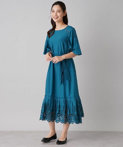 Leilian / レリアン ドレス | カットワークワンピース | 詳細2