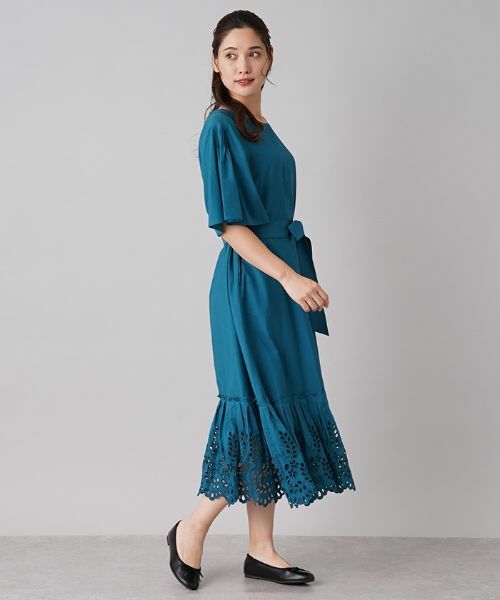 Leilian / レリアン ドレス | カットワークワンピース | 詳細4