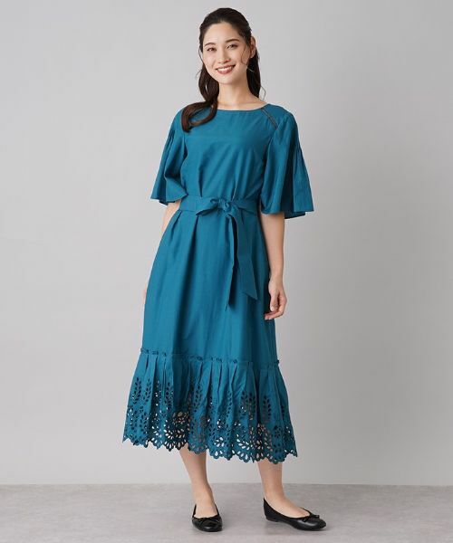 Leilian / レリアン ドレス | カットワークワンピース | 詳細5