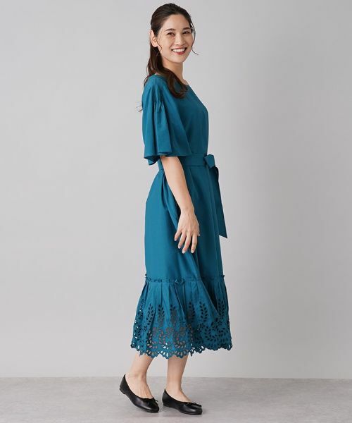 Leilian / レリアン ドレス | カットワークワンピース | 詳細6