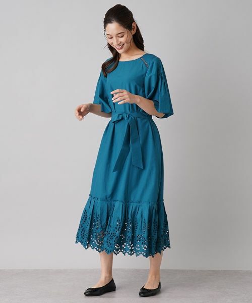 Leilian / レリアン ドレス | カットワークワンピース | 詳細7