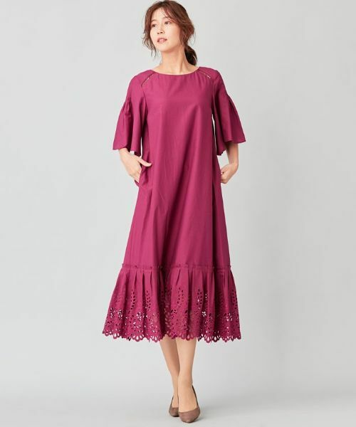 Leilian / レリアン ドレス | カットワークワンピース | 詳細8