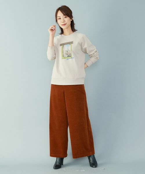 Leilian / レリアン その他パンツ | コーデュロイワイドパンツ【leilian the week】 | 詳細1