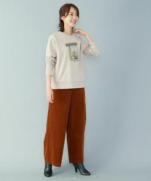 Leilian / レリアン その他パンツ | コーデュロイワイドパンツ【leilian the week】 | 詳細7