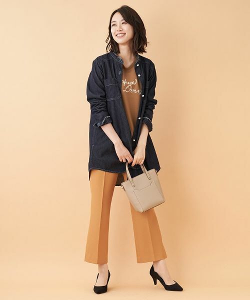 Leilian / レリアン その他パンツ | ブーツカットカラーパンツ | 詳細4