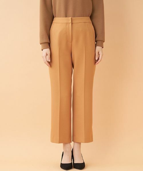 Leilian / レリアン その他パンツ | ブーツカットカラーパンツ(マスタード)