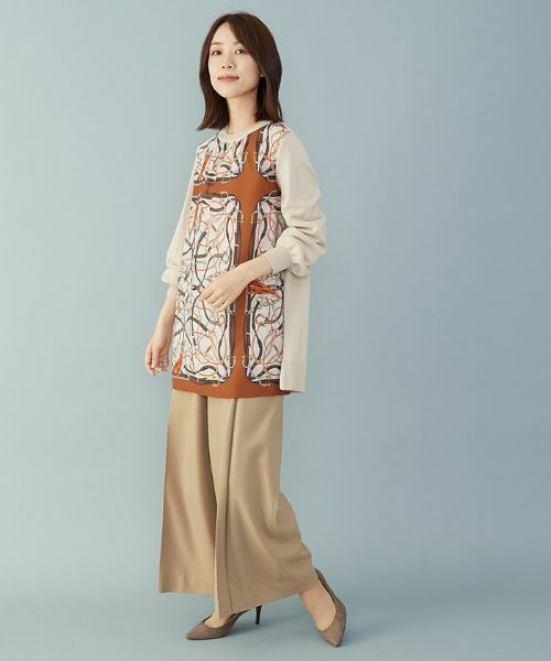 Leilian / レリアン その他パンツ | タックワイドパンツ【leilian the week】 | 詳細8