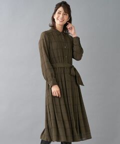 Leilian / レリアン ドレス | チェックシャツワンピース