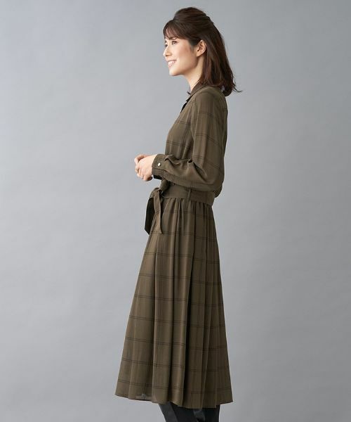 Leilian / レリアン ドレス | チェックシャツワンピース | 詳細1