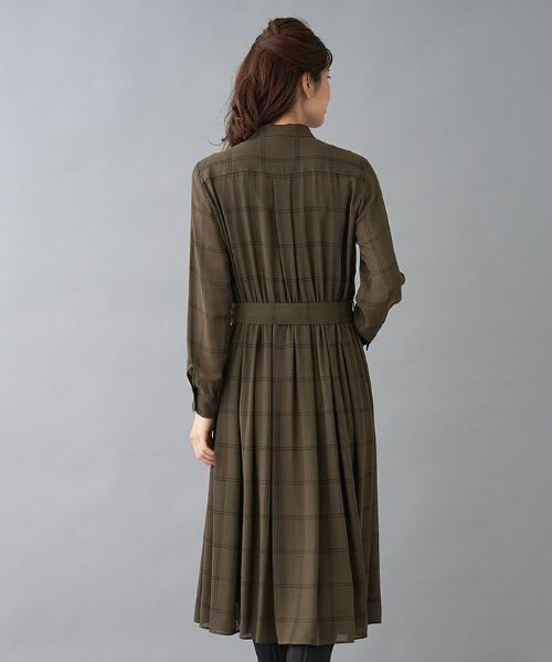 Leilian / レリアン ドレス | チェックシャツワンピース | 詳細2