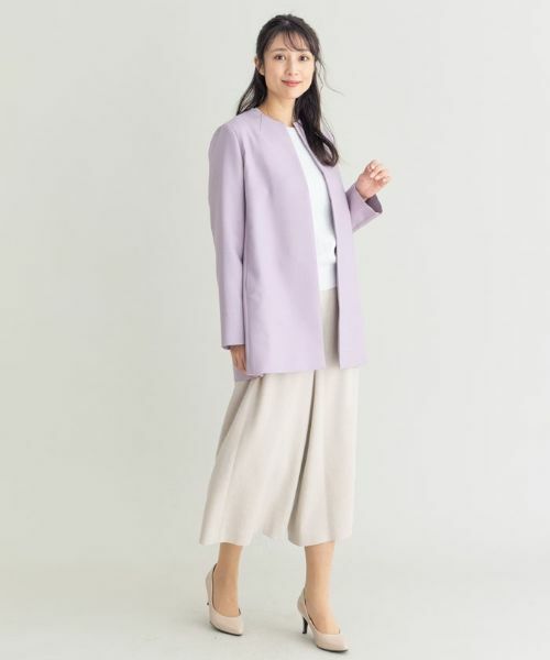 Leilian / レリアン その他アウター | ノーカラーコート【ROCHAS Premiere】 | 詳細1