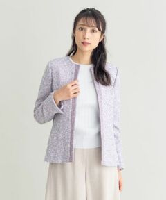 Leilian / レリアン テーラードジャケット | ノーカラージャケット【セレモニー】