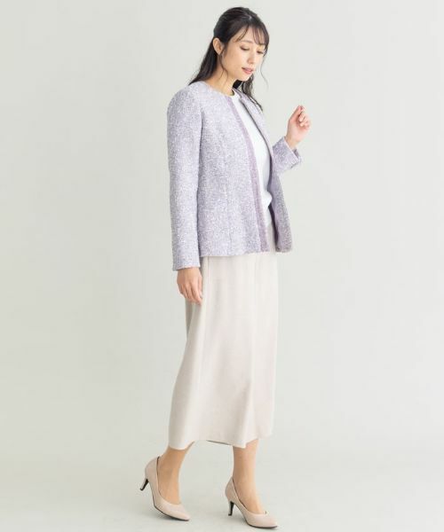 Leilian / レリアン テーラードジャケット | ノーカラージャケット【セレモニー】 | 詳細2