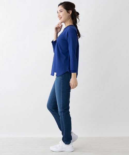 Leilian / レリアン カットソー | ロングスリーブカットソー【MUSE BY ROCHAS Premiere】 | 詳細1