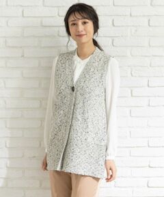 Leilian / レリアン テーラードジャケット | ニットベスト