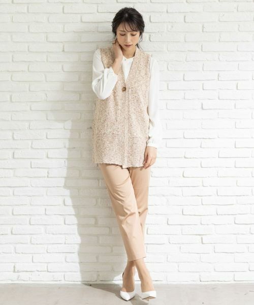 Leilian / レリアン テーラードジャケット | ニットベスト | 詳細1