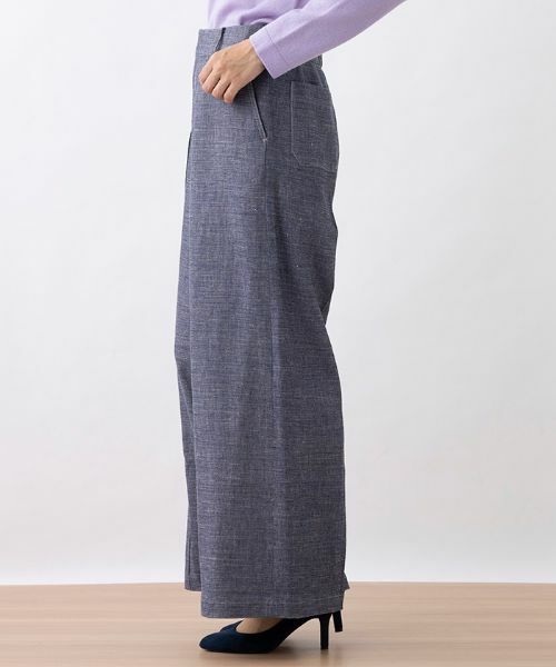 Leilian / レリアン その他パンツ | タックワイドパンツ | 詳細1