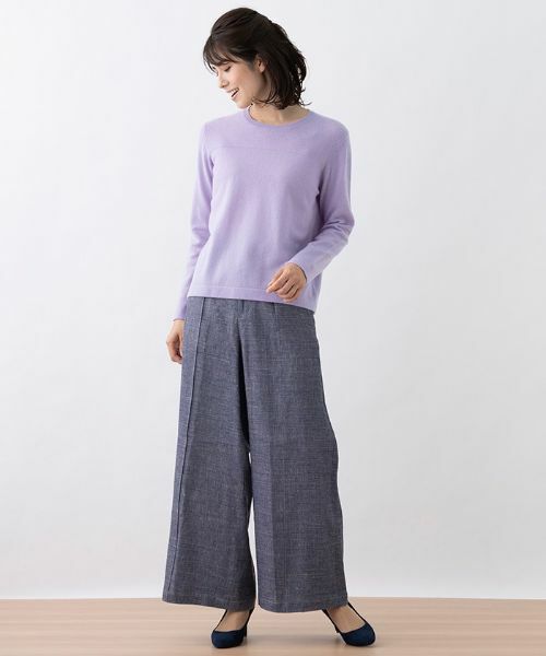 Leilian / レリアン その他パンツ | タックワイドパンツ | 詳細6