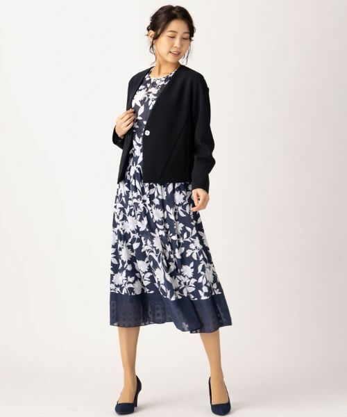 Leilian / レリアン テーラードジャケット | Vネックジャケット | 詳細2