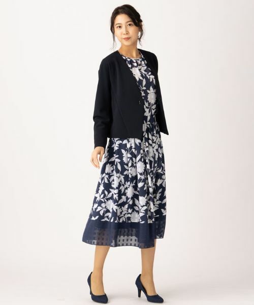 Leilian / レリアン テーラードジャケット | Vネックジャケット | 詳細3