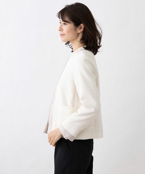 Leilian / レリアン テーラードジャケット | ツイードジャケット | 詳細1