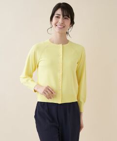 Leilian / レリアン カーディガン・ボレロ | パールボタンニットカーディガン